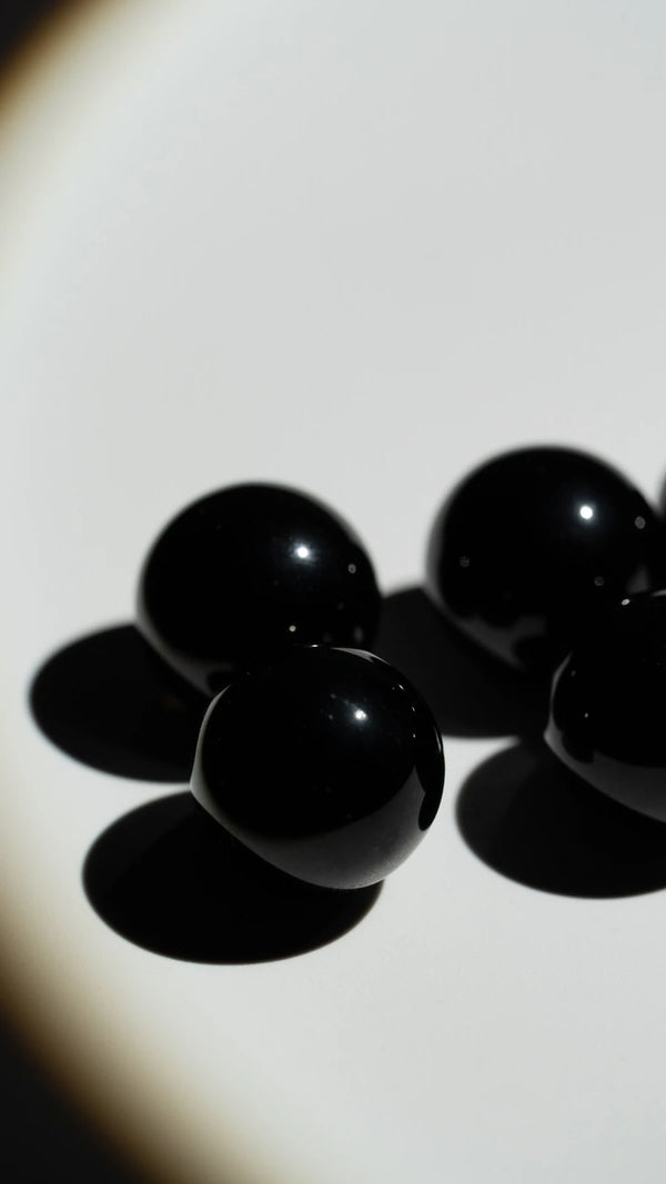 Black Obsidian Kugel | Mini