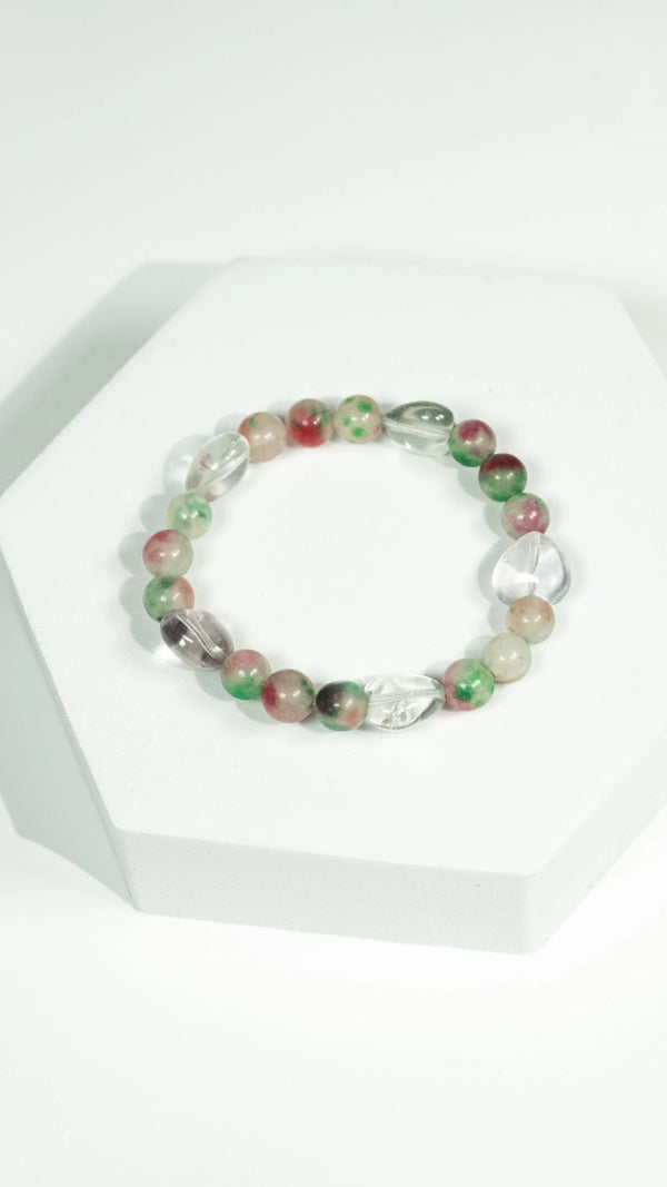 Wild Spirit | Jade & Fluorit Armband