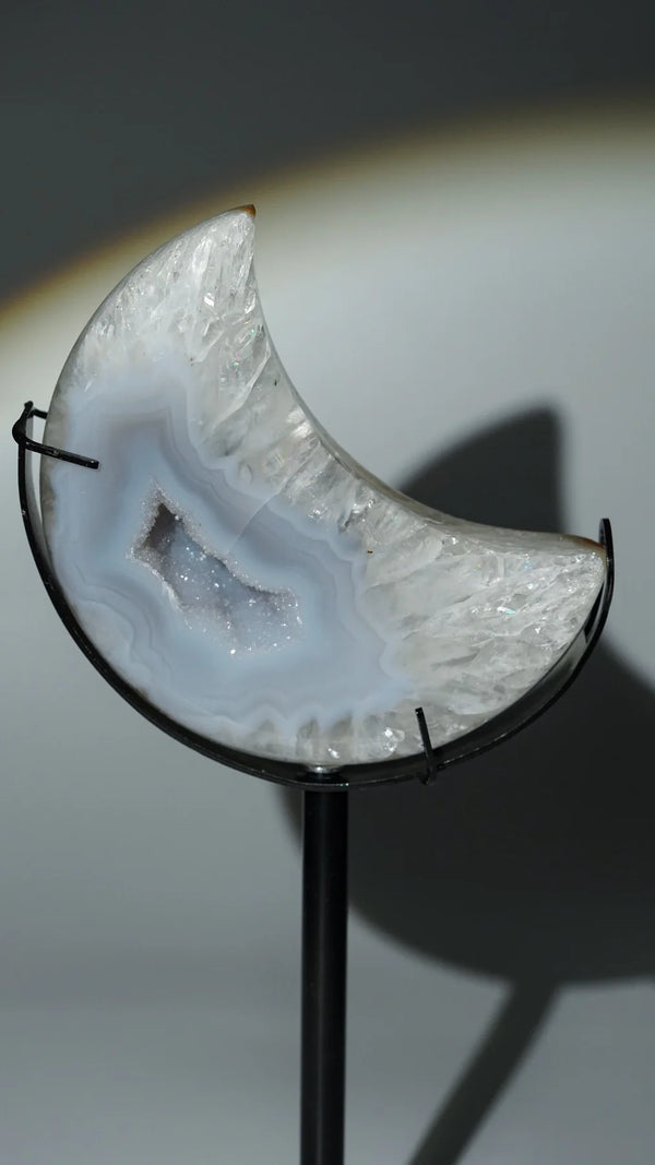 Achat Mond (inkl. Halterung)