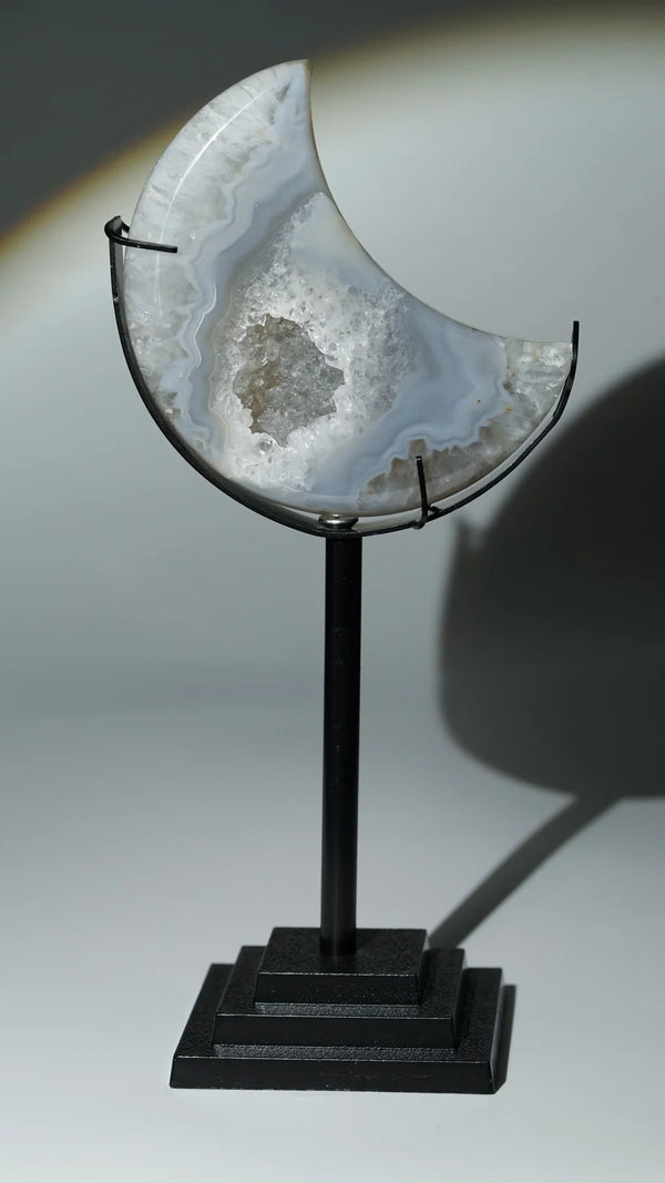 Achat Mond (inkl. Halterung)