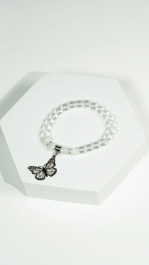 Crystal Wings | Bergkristall Armband