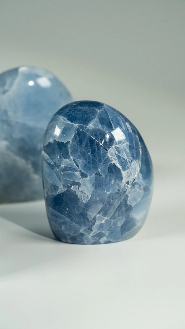 Blauer Calcit Freiform S