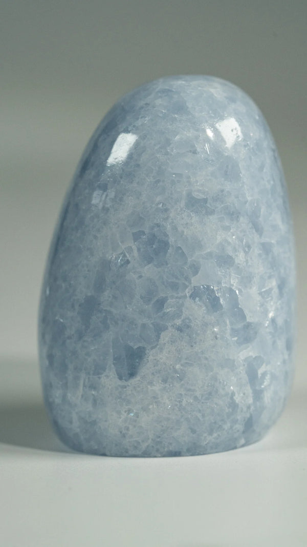 Blauer Calcit Freiform S