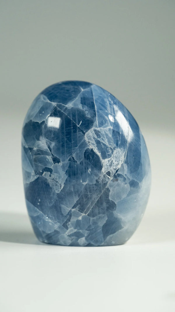 Blauer Calcit Freiform S