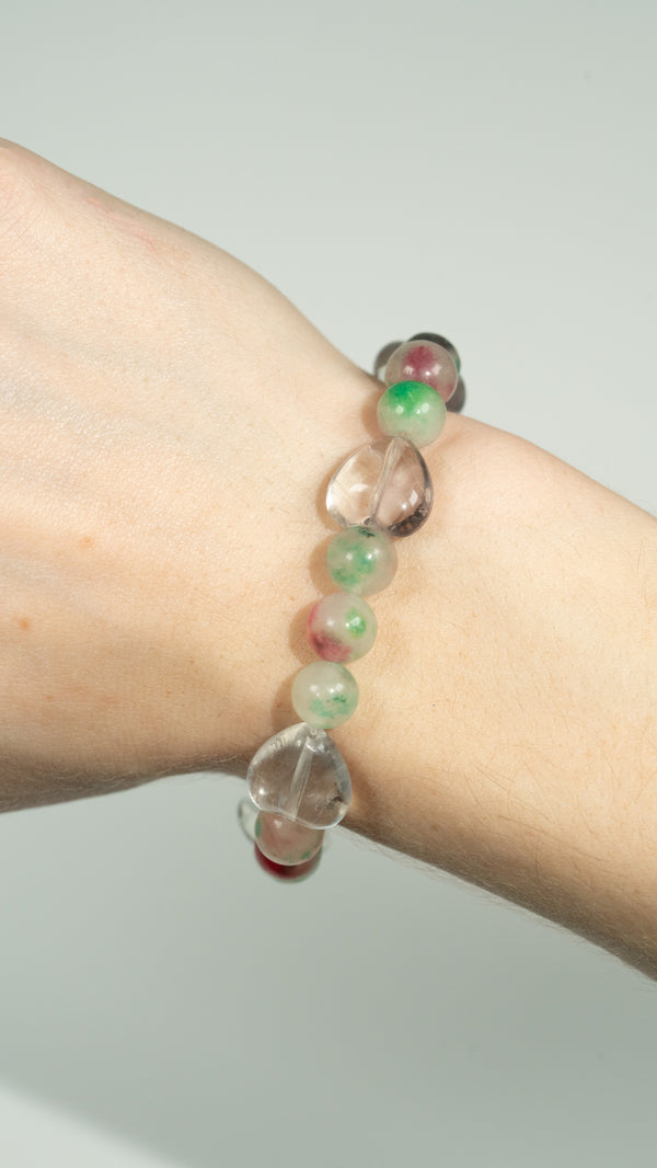 Wild Spirit | Jade & Fluorit Armband
