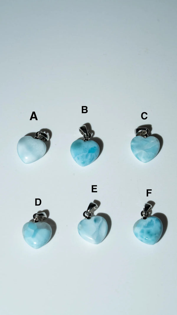 Larimar Herzanhänger