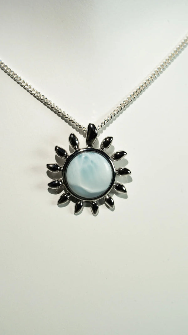 Larimar Sonnen Kette