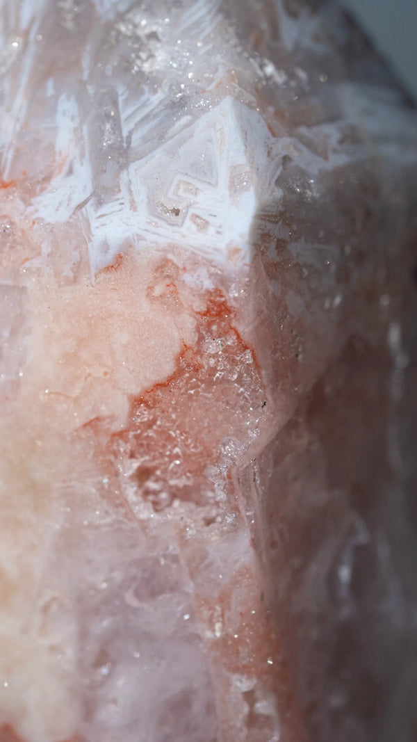 "SUGAR CAVE" | Pink Amethyst Turm