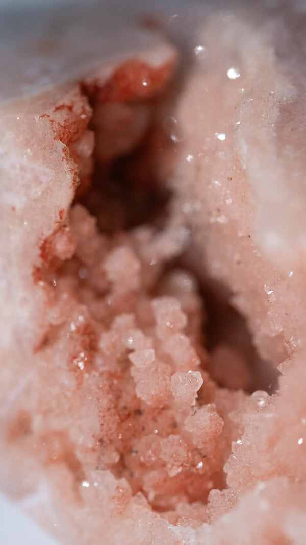 "SUGAR CAVE" | Pink Amethyst Turm