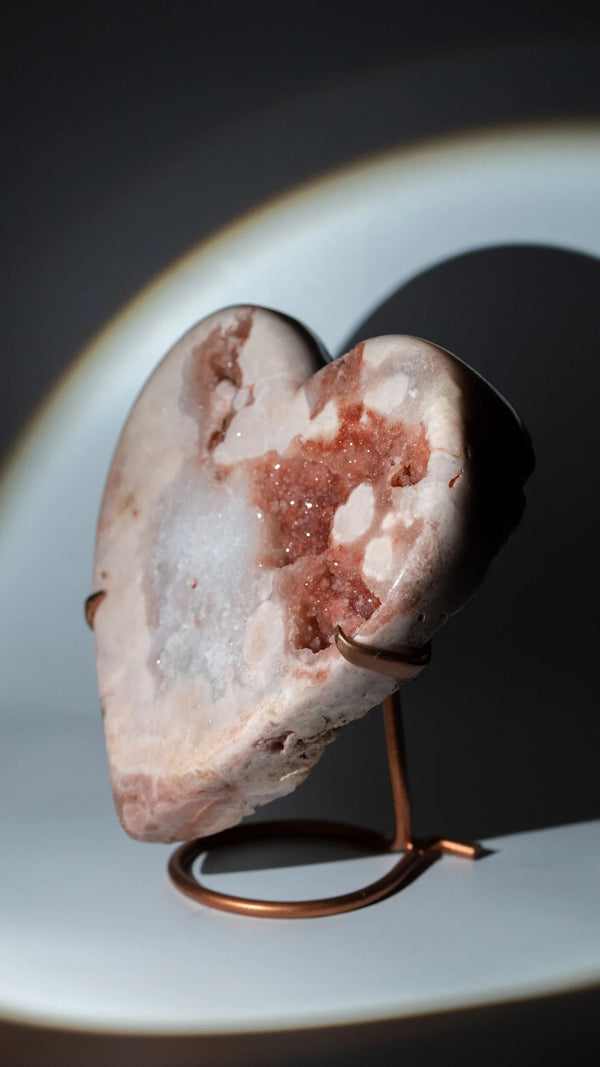 "STRAWBERRY JAM" | Pink Amethyst Herz 2,7KG