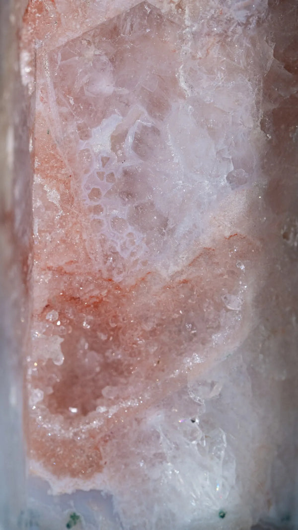 "SUGAR CAVE" | Pink Amethyst Turm