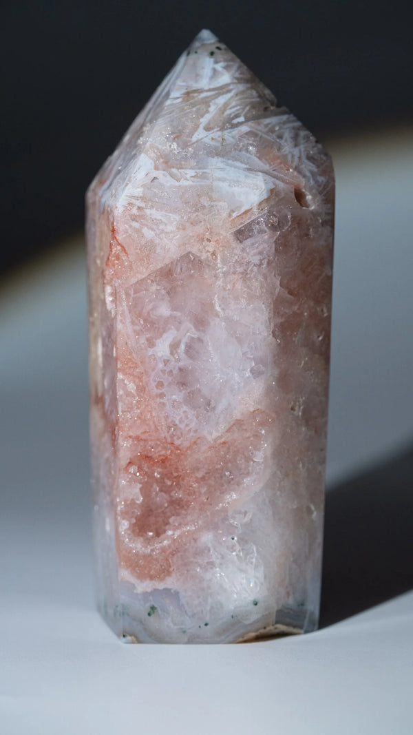 "SUGAR CAVE" | Pink Amethyst Turm