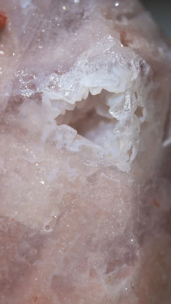 "SUGAR CAVE" | Pink Amethyst Turm