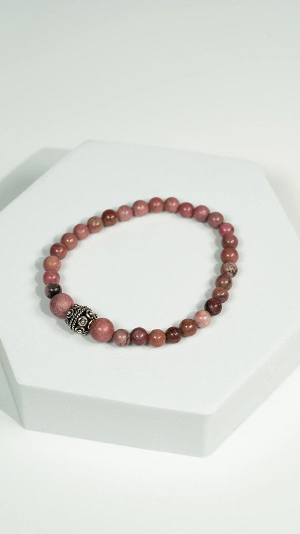 Velvet Rose | Rhodonit Armband