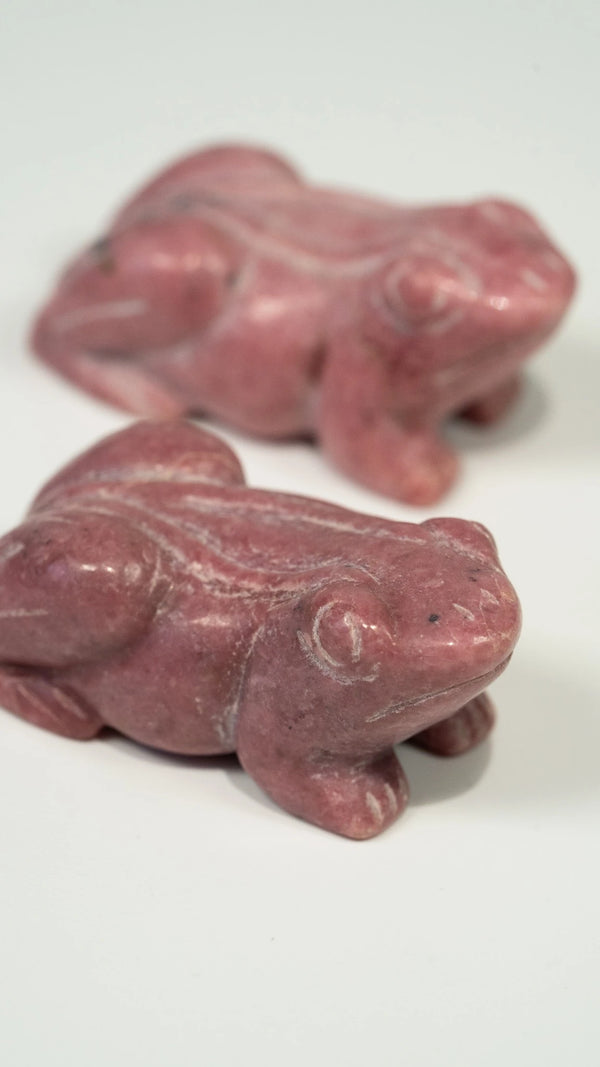 Rhodonit Frosch