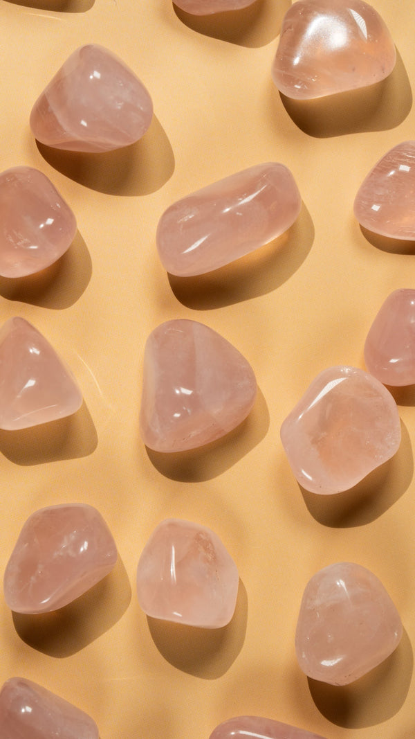 EXTRA QUALITY | Rosenquarz Trommelsteine