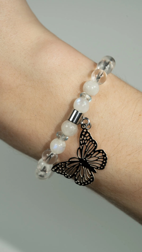 Crystal Wings | Bergkristall Armband