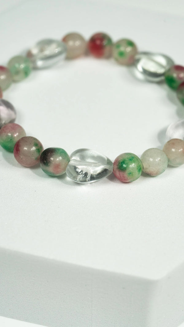 Wild Spirit | Jade & Fluorit Armband