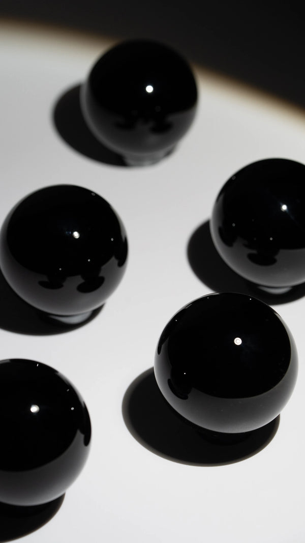 Obsidian Kugeln – Gruppe