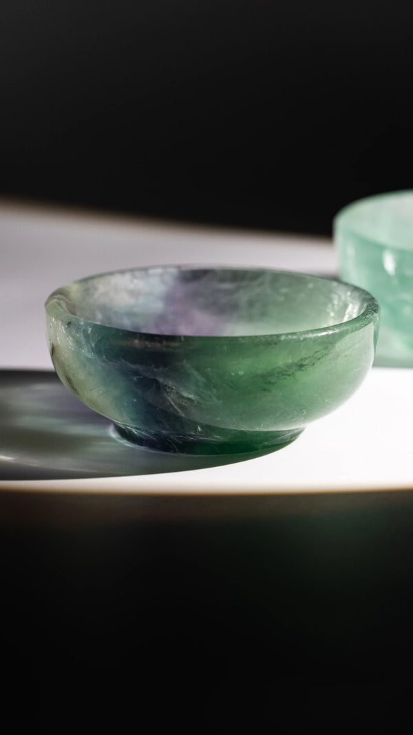 Fluorit Schale – Seitenansicht