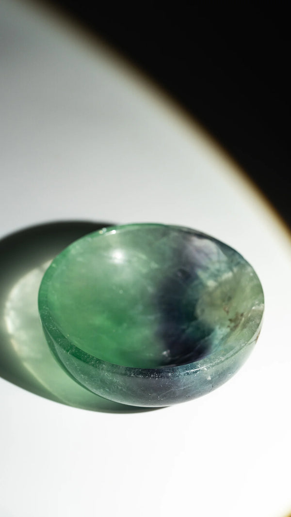Fluorit Schale – Innenansicht