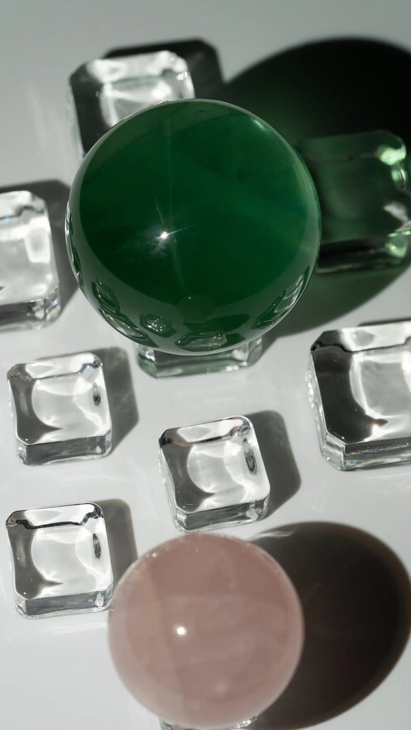 Kugelhalterung Glas