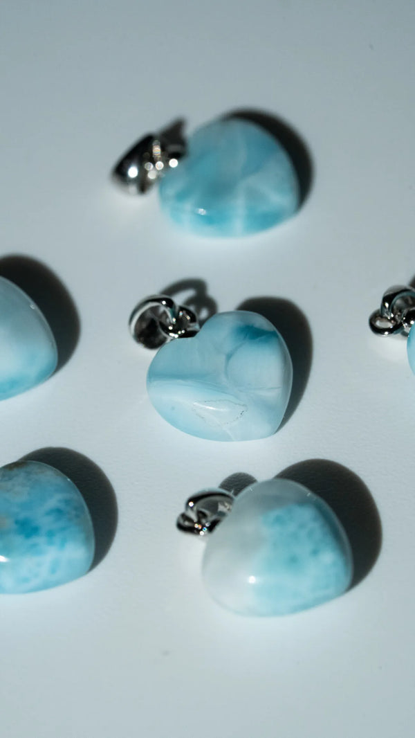 Larimar Herzanhänger