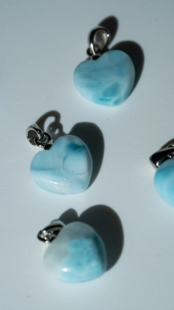 Larimar Herzanhänger