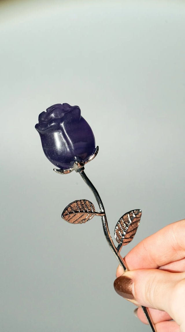 Fluorit Rose Groß