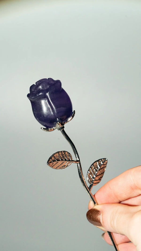 Fluorit Rose Groß