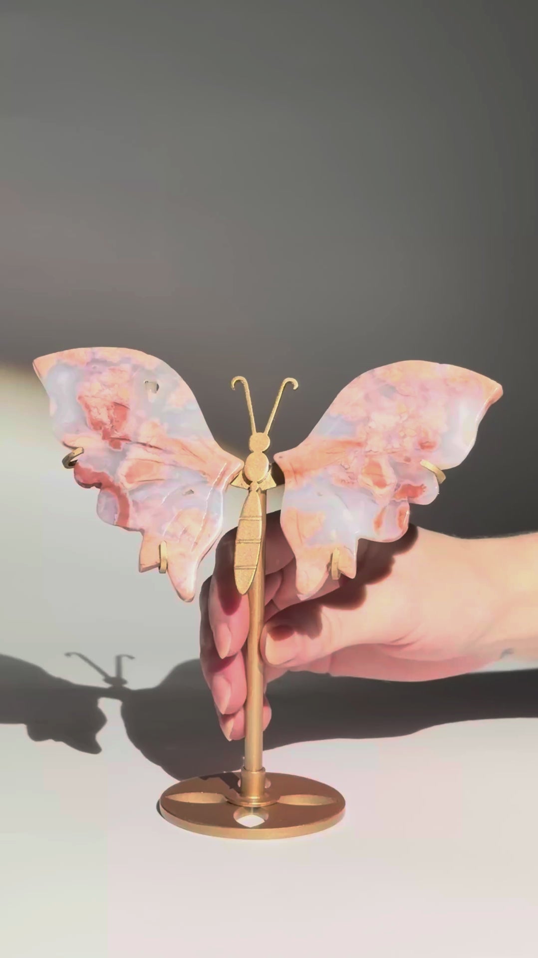 Pink Achat Schmetterlinge Nr. 32 Video