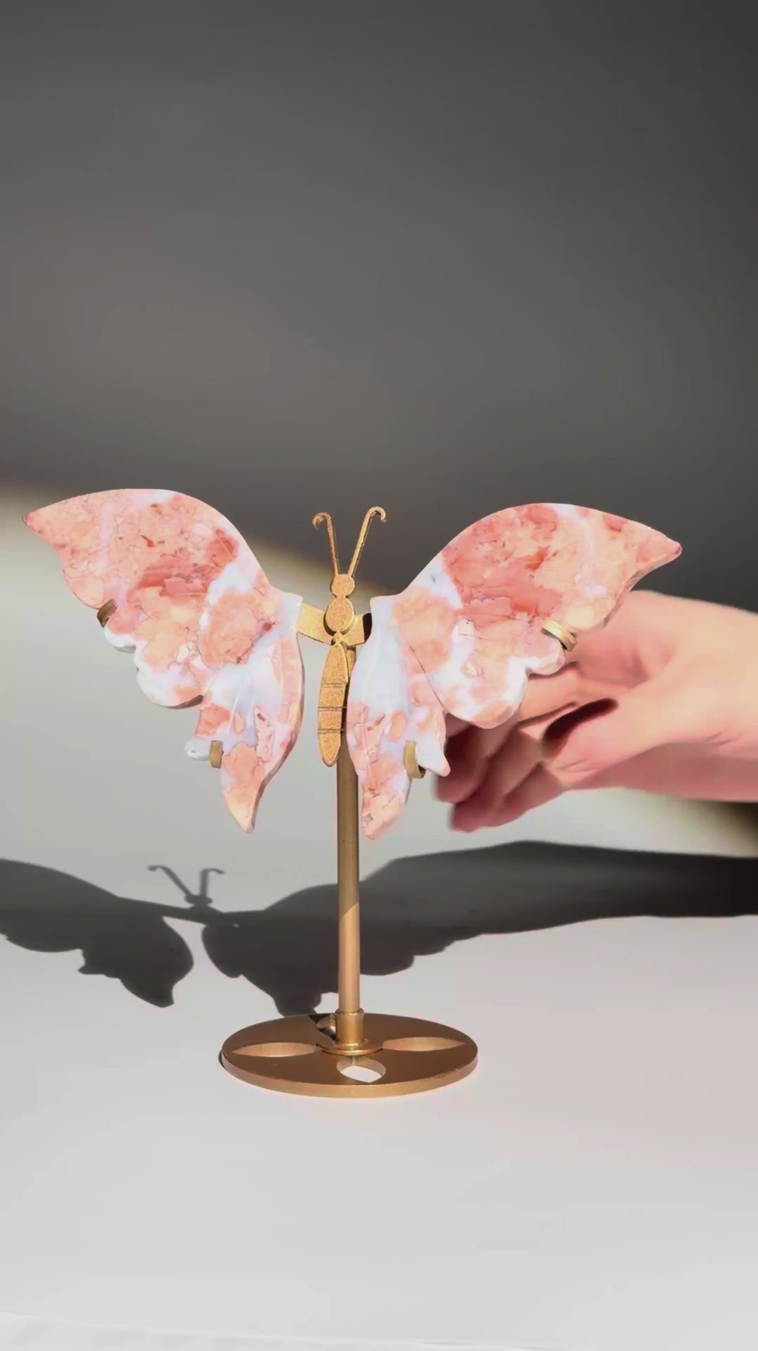 Pink Achat Schmetterlinge Nr. 37 Video