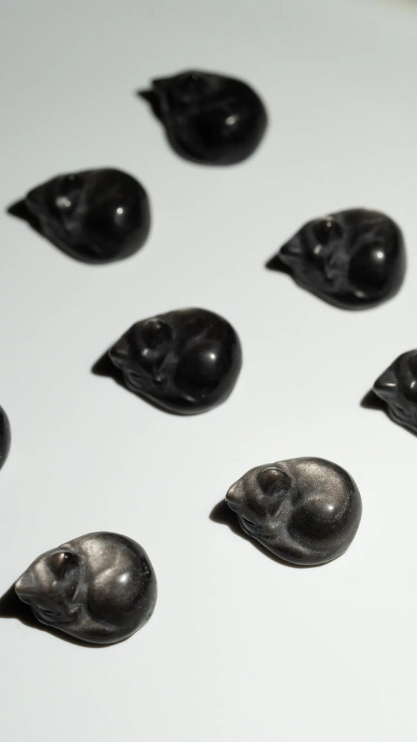 Silberglanzobsidian Kätzchen